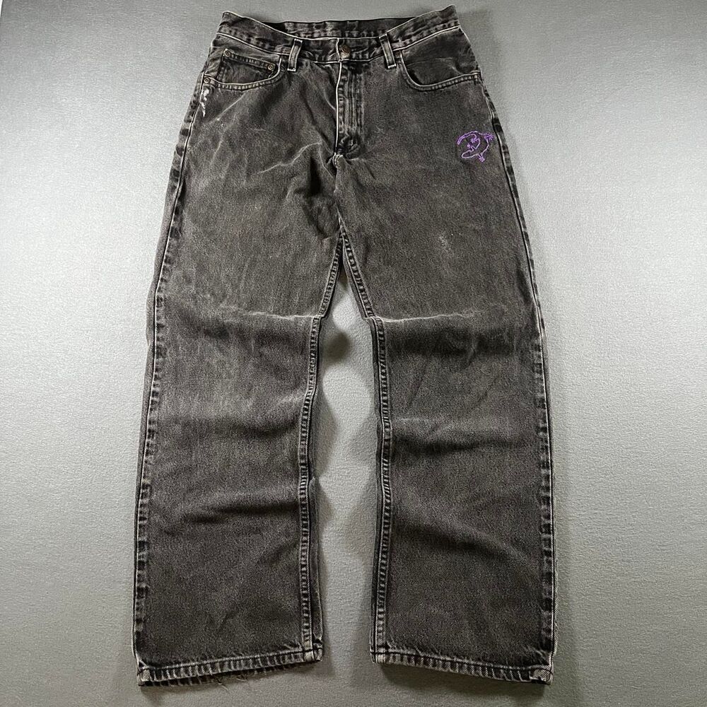 Arizona Men's Black and Grey Jeans
